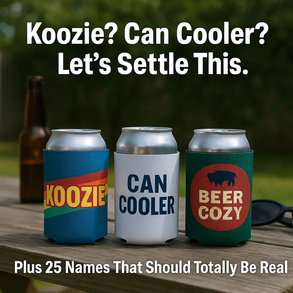 Wrapped & Ready: The Great Can Cooler Name Debate (And 25 Names That Should Be Real)