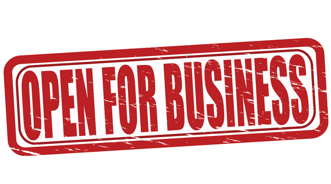 Open for Business Sign