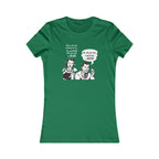 Close-up of retro comic art on the "Yes Dear, I Would Love A Beer" Women’s T-Shirt.