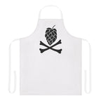 Hop and Crossbones Brewing Apron in White