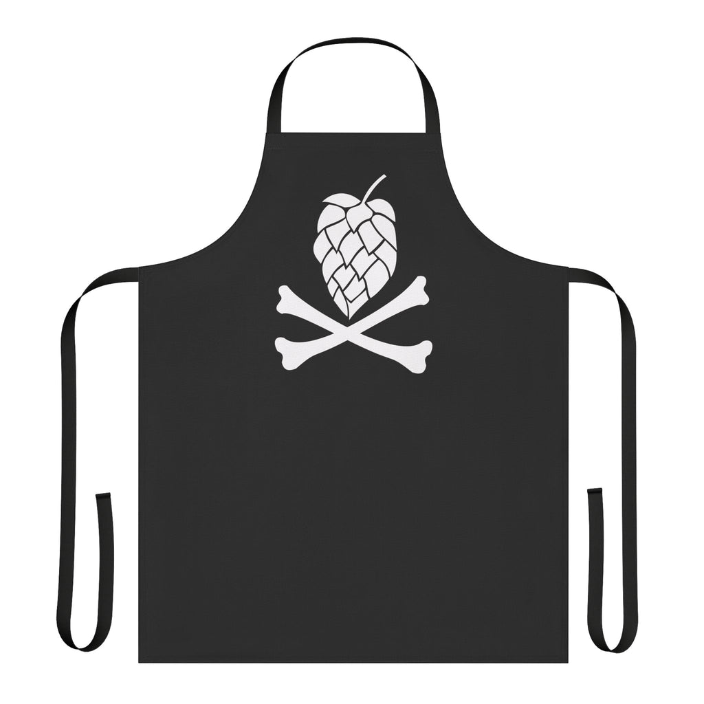 Hop and Crossbones Brewing Apron in Black
