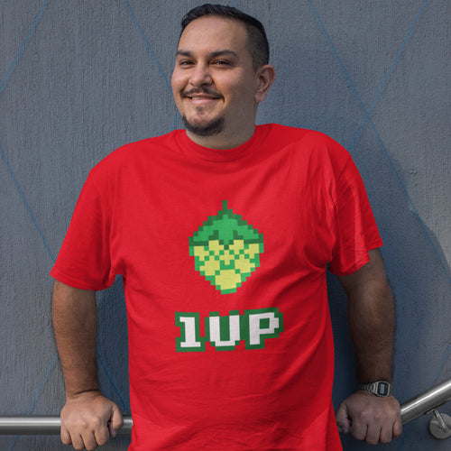 1UP Hop Cone Beer T-Shirt