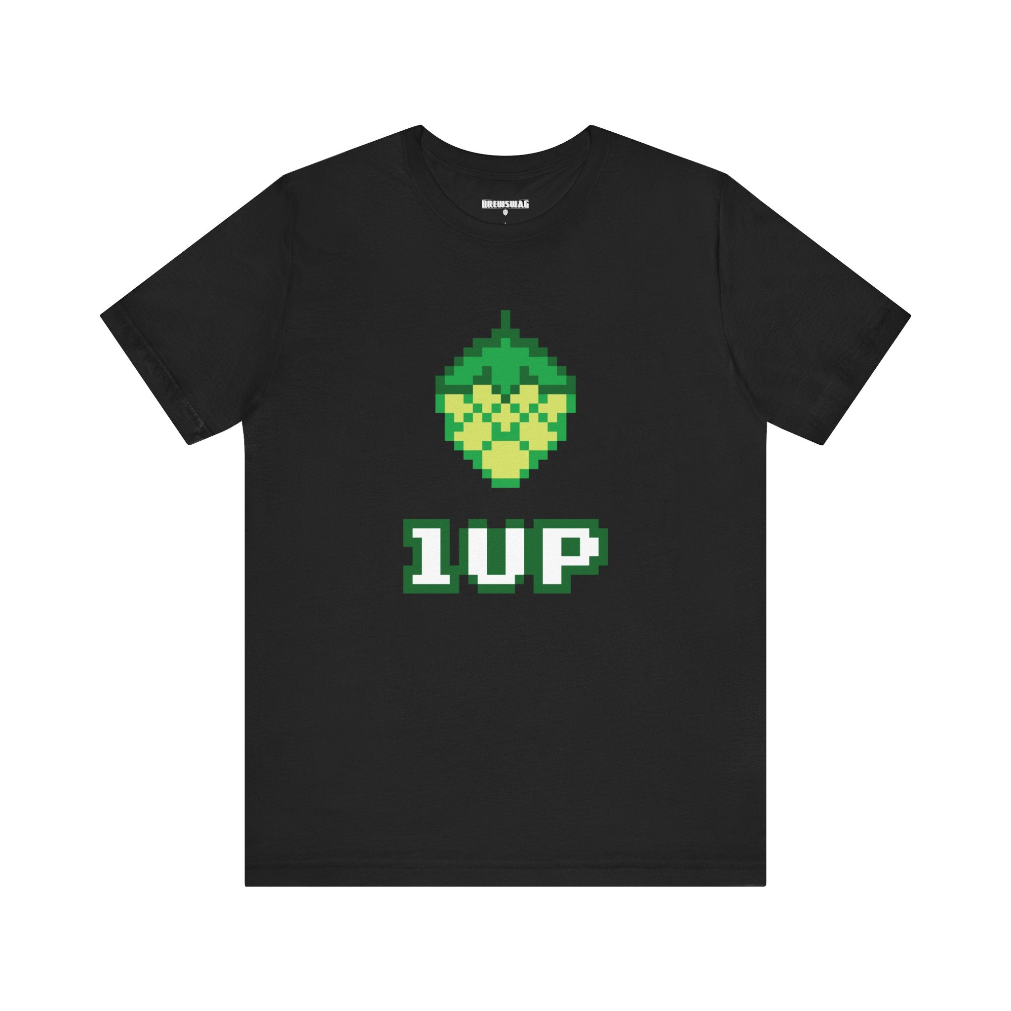 Unisex 1UP Hop Cone tee with classic video game vibes.