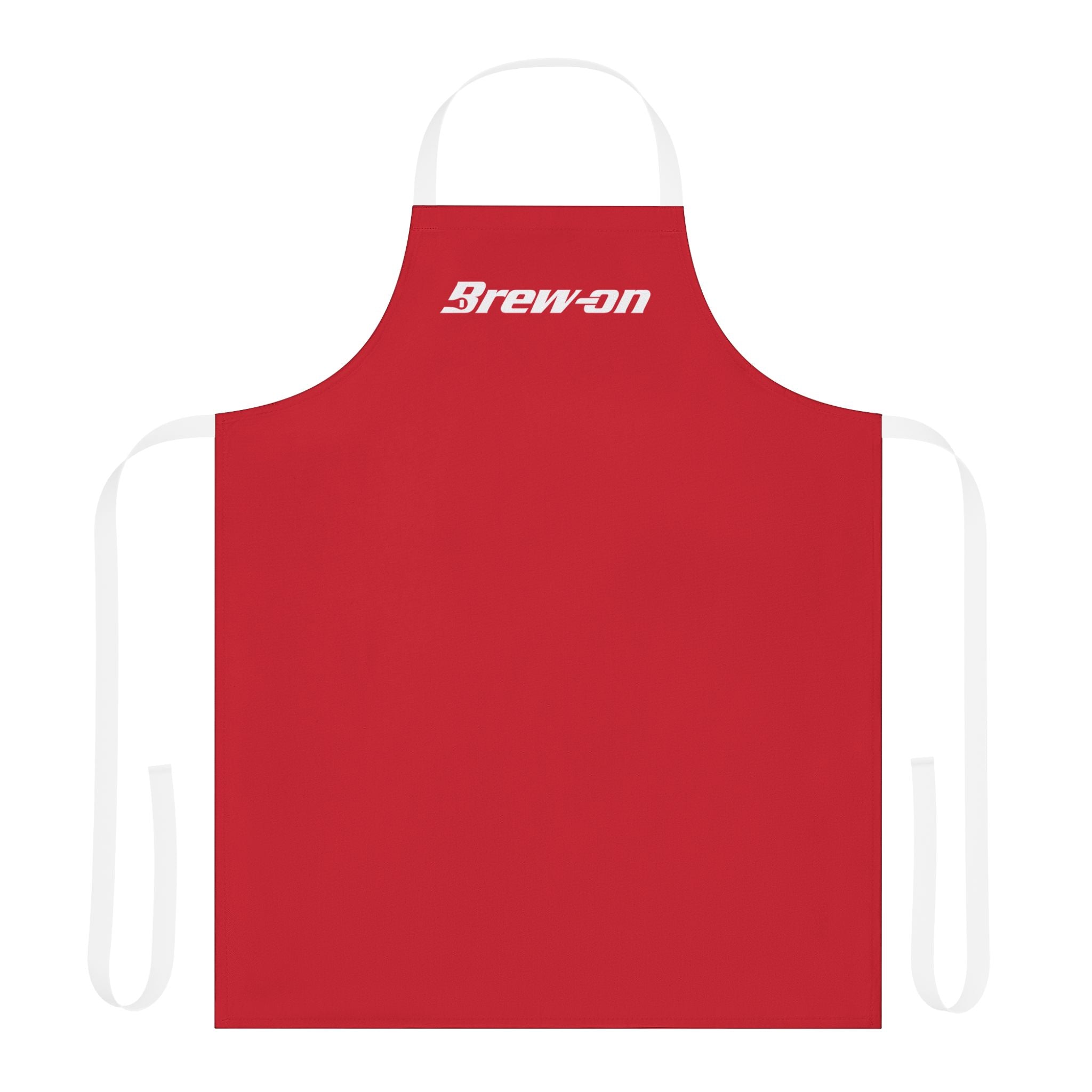 Brew-On Apron in Red