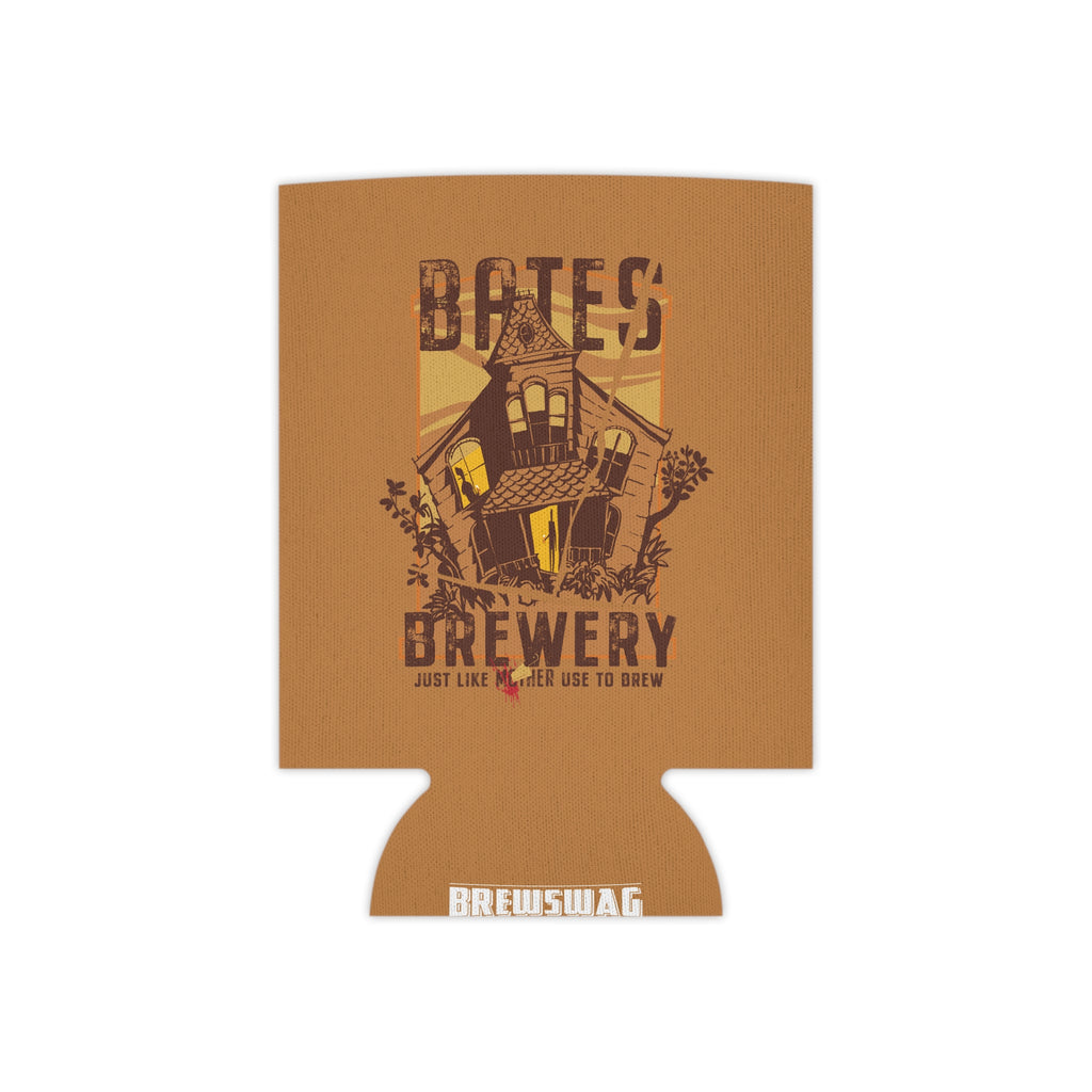 The bottom of the Bates Brewery Can Cooler, showing the neatly finished base and smooth neoprene construction.