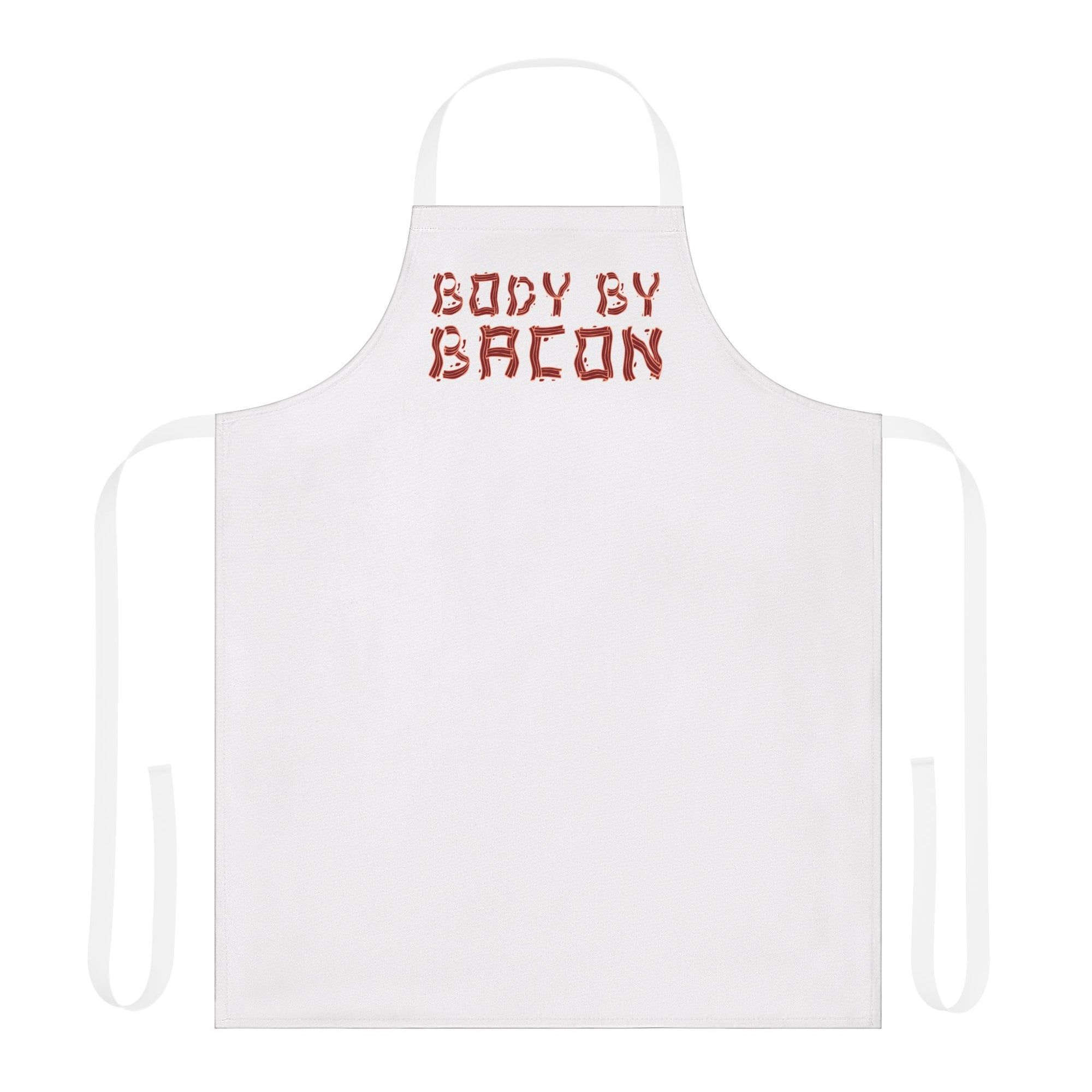 Body By Bacon Apron in White