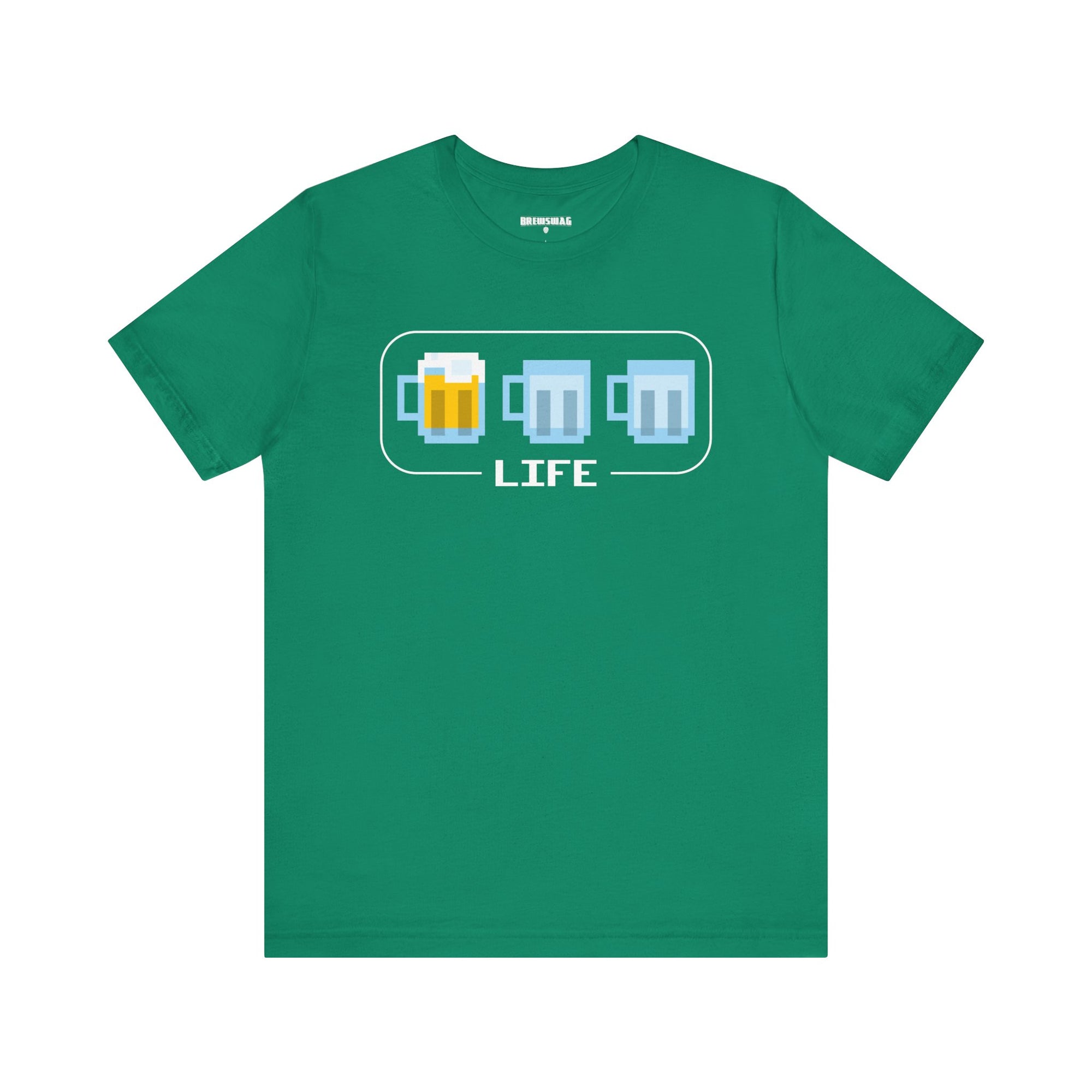 BrewSwag T-shirt for craft beer lovers who appreciate retro gaming