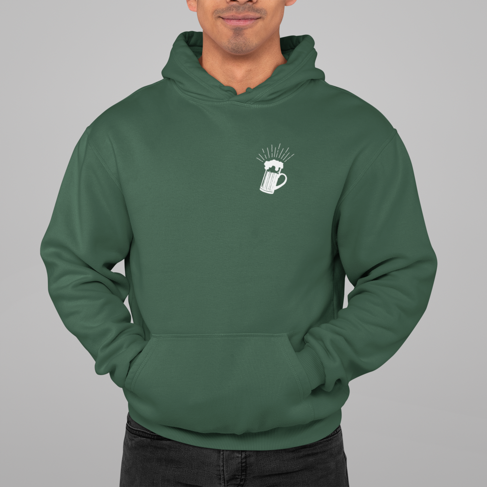 Comfortable beer-themed sweatshirt for casual outings or brewery visits