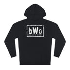 Front view of the Brew World Order hoodie showing large bWO text across the chest
