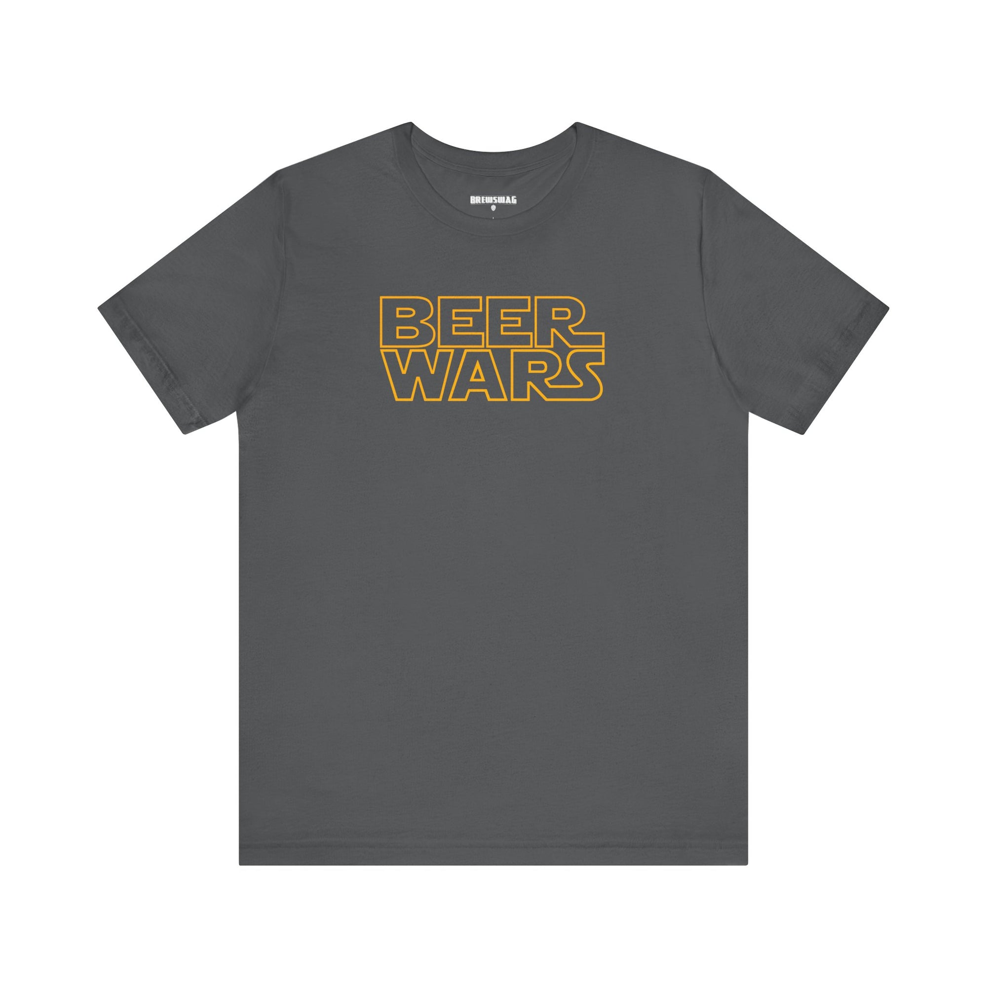 Grey tee reading Beer Wars across the chest, perfect for beer enthusiasts