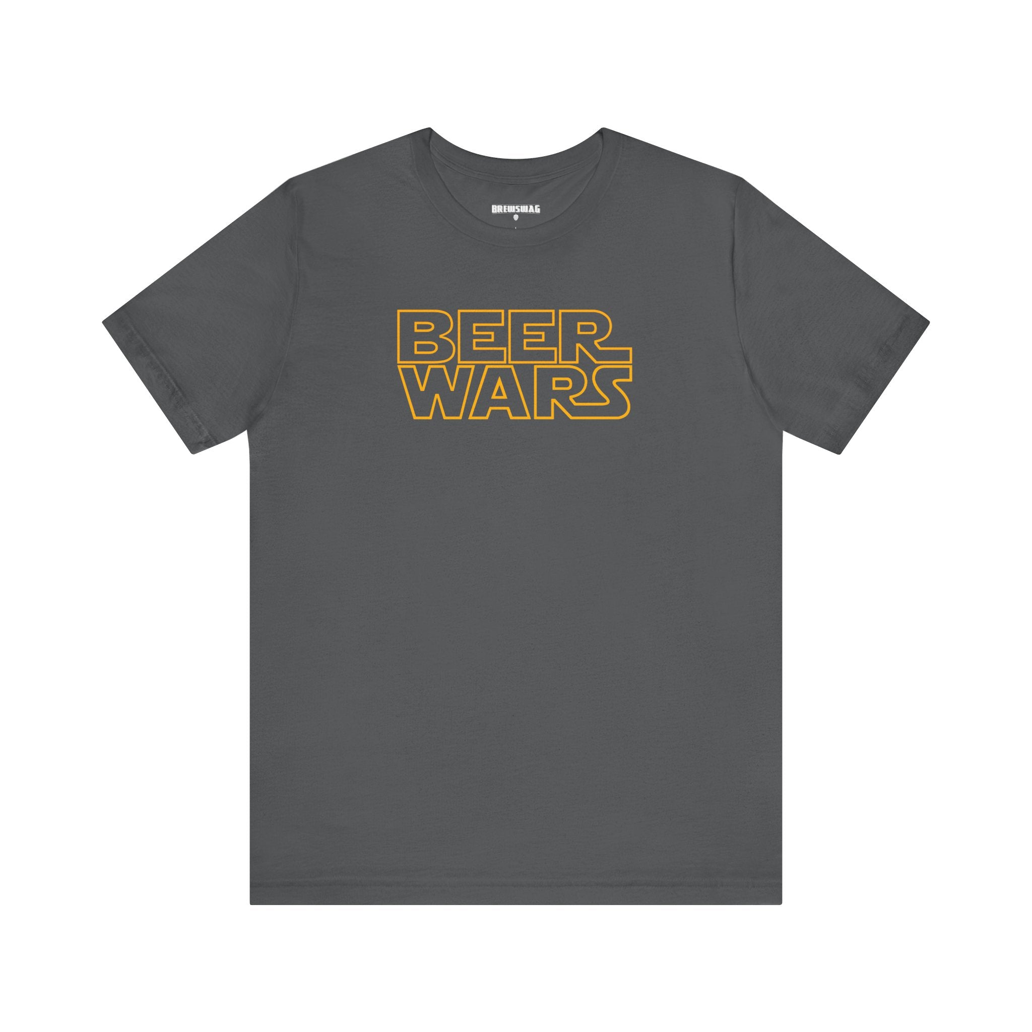 Grey tee reading Beer Wars across the chest, perfect for beer enthusiasts