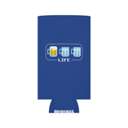 Retro gamer style can sleeve, helping your drink stay cold longer