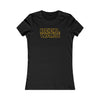 Soft, ring-spun cotton women’s shirt featuring a galaxy-inspired beer parody
