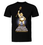 Black Brewmasters of the Universe Homebrewing T-Shirt Flat