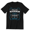 Drink More Bourbon, Hand Sanitizer for Your Insides Black T-Shirt Flat