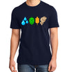 The Brewing Elements Craft Beer T-Shirt Navy on Model