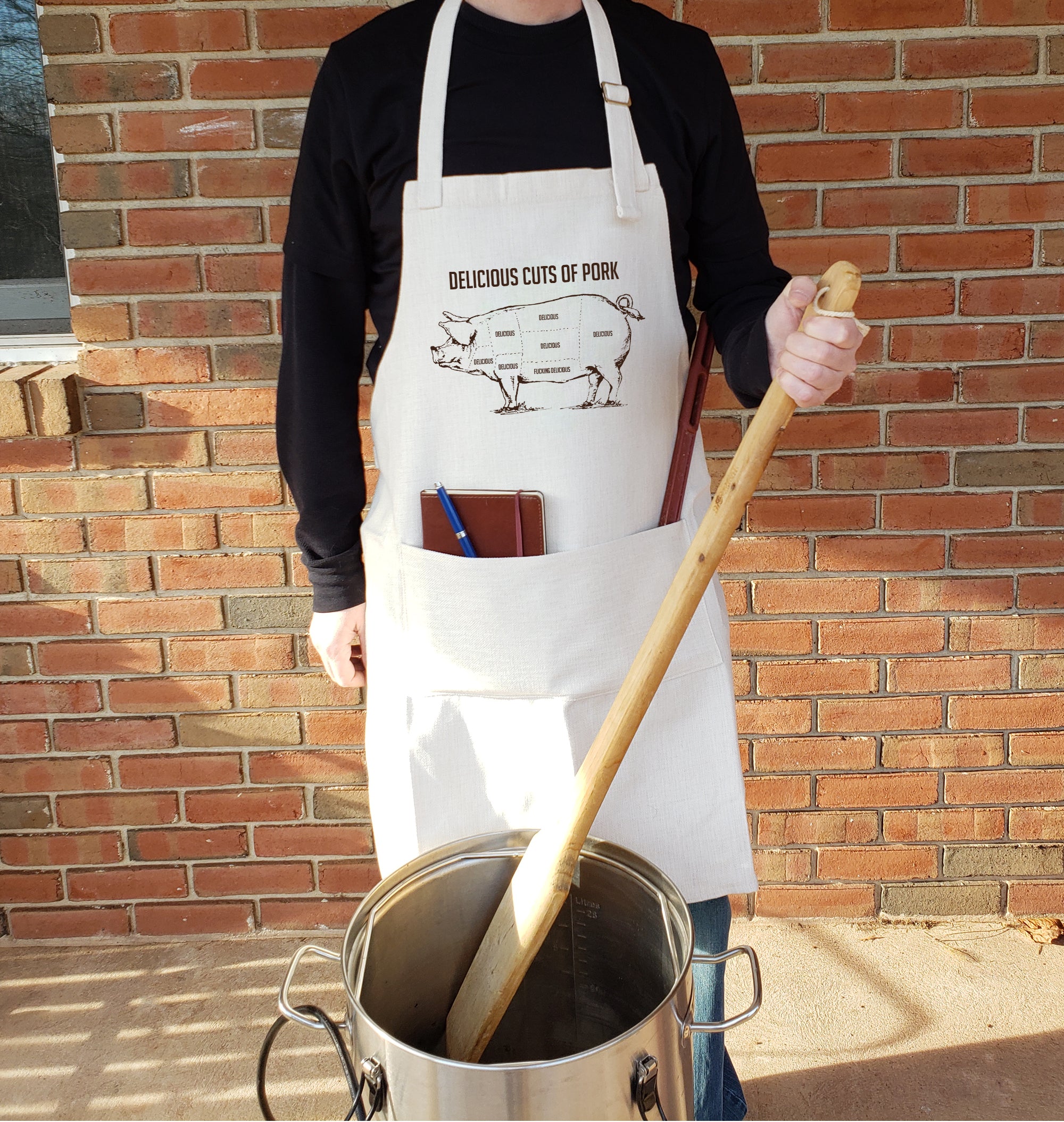 Freaking Delicious Cuts of Pork BBQ Apron