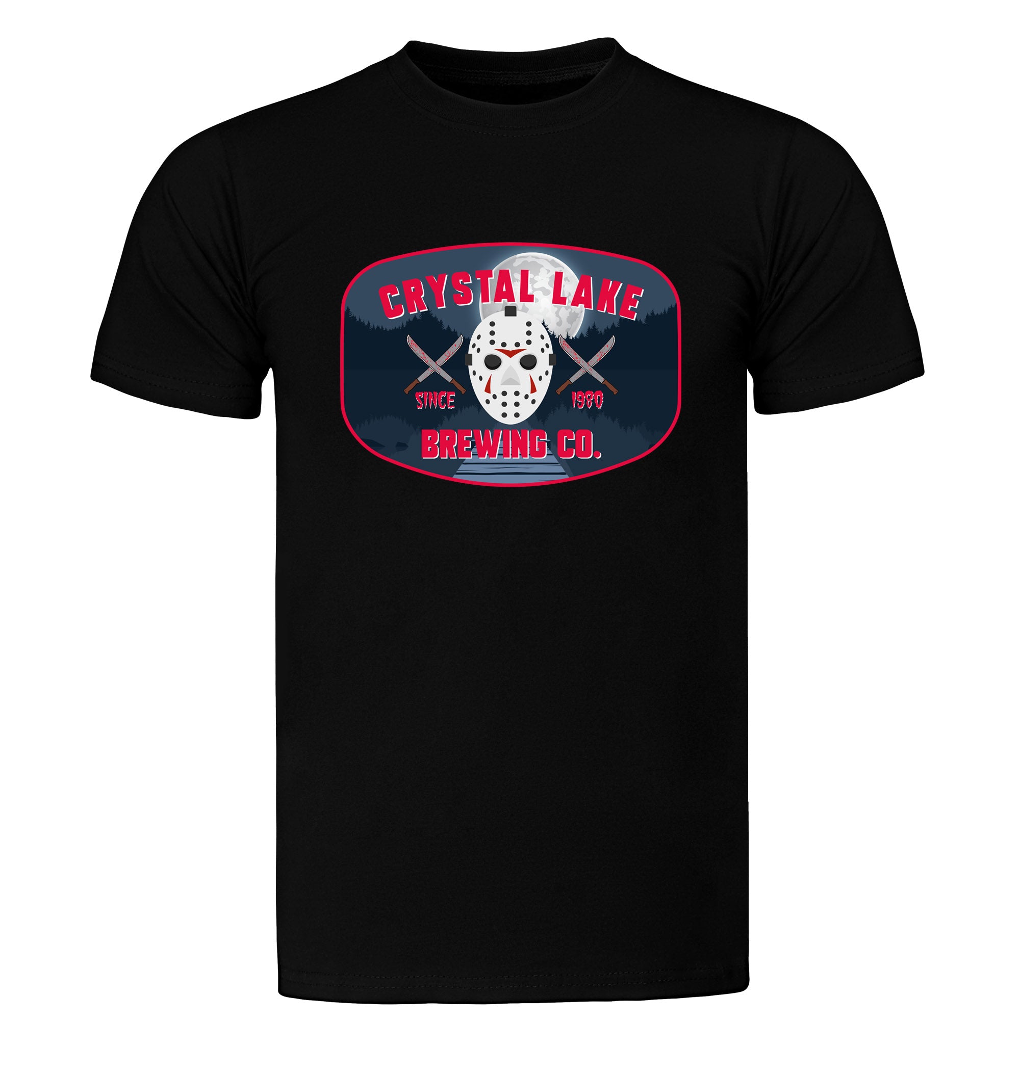 Crystal Lake Brewing Company tee inspired by Friday the 13th