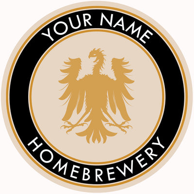 Your Name Here German Eagle Beer Coaster