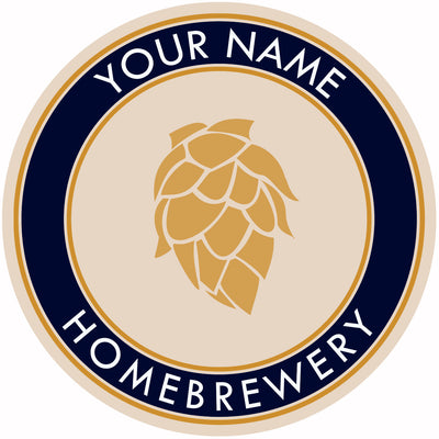 Your Name Here Hop Cone Beer Coaster