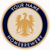Your Name Here German Eagle Beer Coaster
