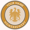 Your Name Here German Eagle Beer Coaster