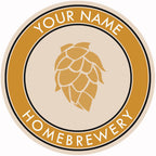 Your Name Here Hop Cone Beer Coaster