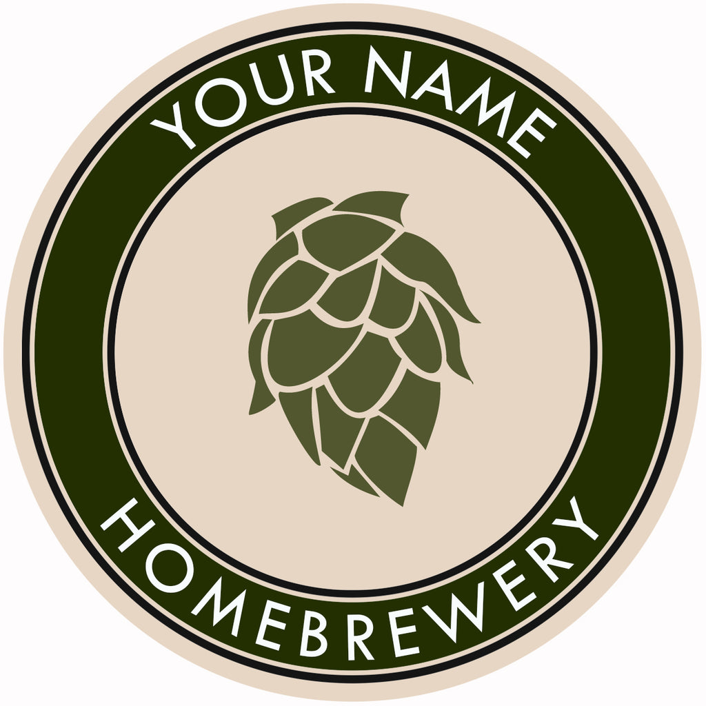 Your Name Here Hop Cone Beer Coaster