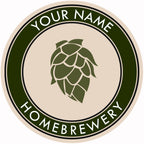 Your Name Here Hop Cone Beer Coaster