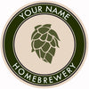 Your Name Here Hop Cone Beer Coaster