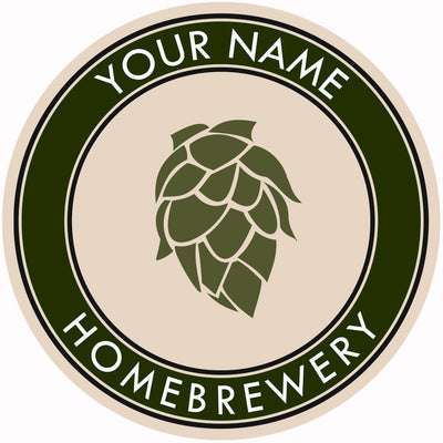 Your Name Here Hop Cone Beer Coaster