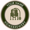 Your Name Here Conical Fermentor Beer Coaster