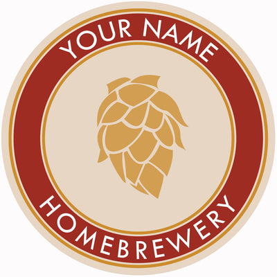 Your Name Here Hop Cone Beer Coaster