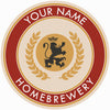 Your Name Here English Lion Beer Coaster