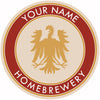 Your Name Here German Eagle Beer Coaster