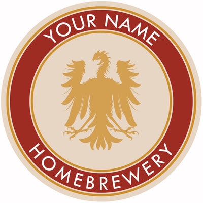 Your Name Here German Eagle Beer Coaster