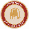 Your Name Here Conical Fermentor Beer Coaster