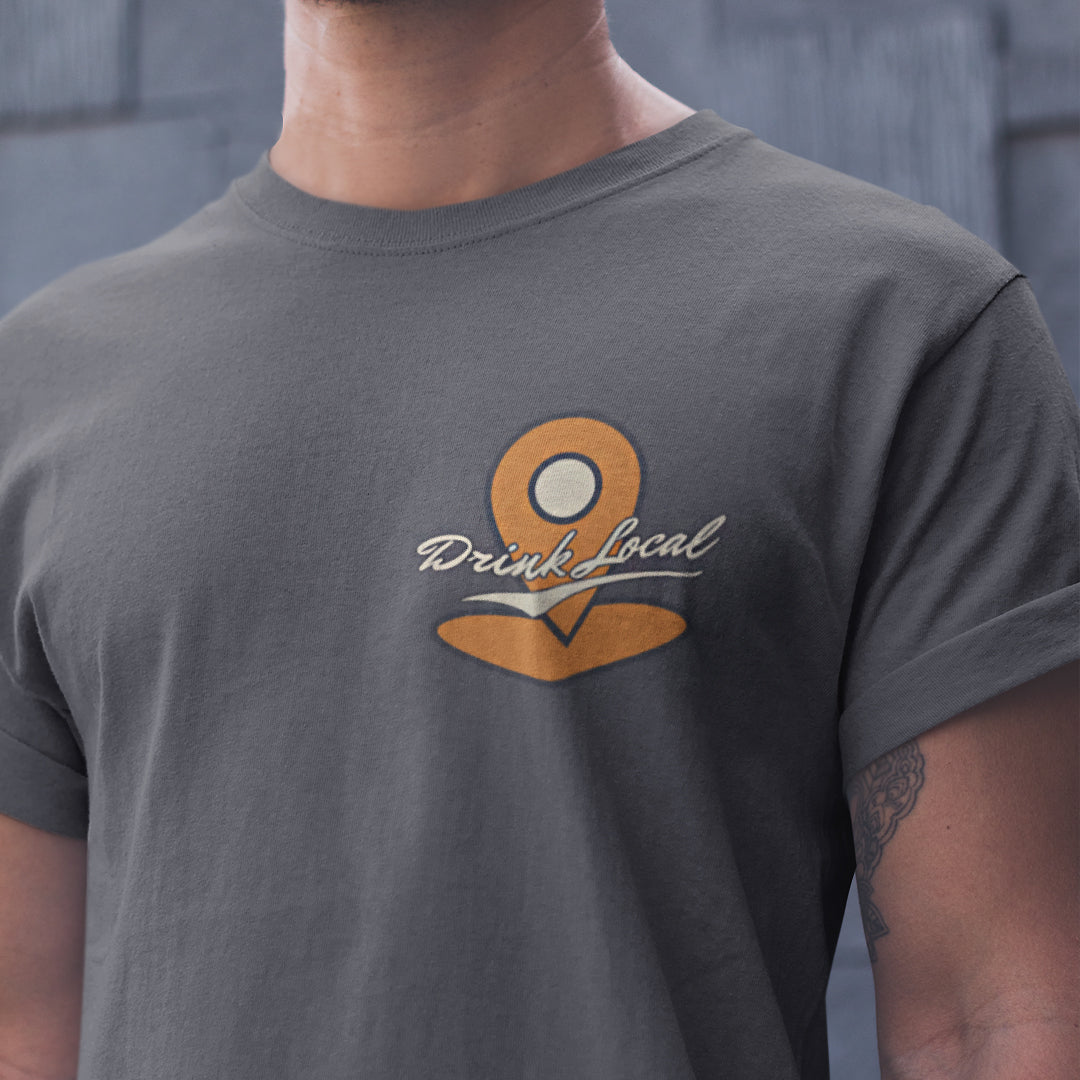 Front design of shirt for craft beer lovers and brewery fans