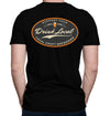 Drink Local Craft Beer Black T-Shirt On Model