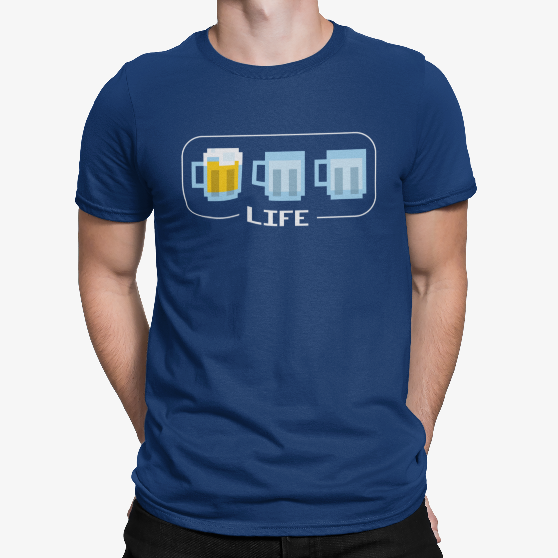 Beer Life Bar Craft Beer Gamer T-Shirt | BrewSwag – Retro