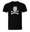 Black Hops and Crossbones Craft Beer T-Shirt Flat
