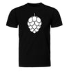 Hop Cone Beer T-Shirt Flat Black