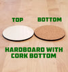 Blank Hardboard Coaster
