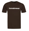 Brown Homebrewer of Beer T-Shirt Flat