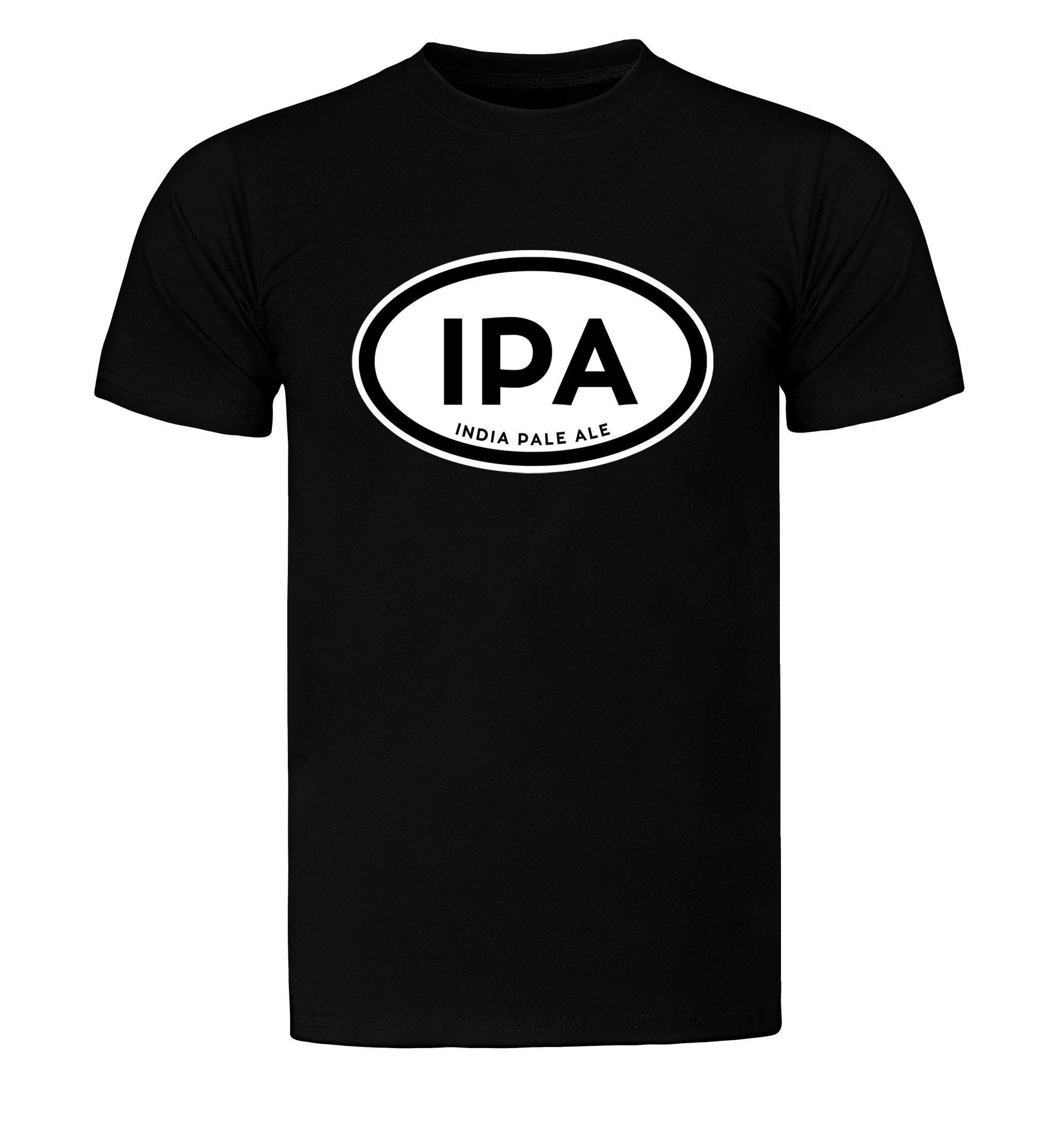 IPA decal style design on craft beer tee
