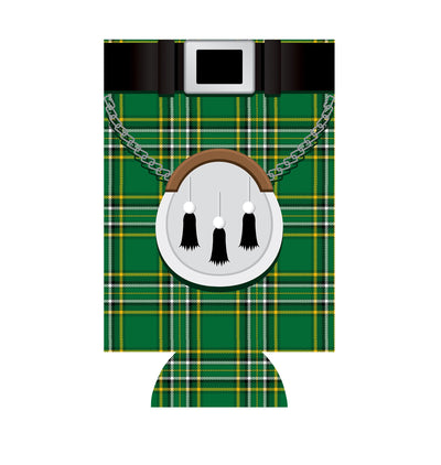 Green Tartan Kilt Can Hugger