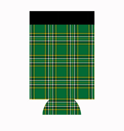 Green Tartan Kilt Can Hugger Back