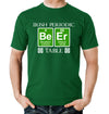 Green Irish Periodic Table St. Paddy's Day Beer T-Shirt on Model