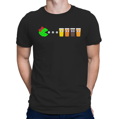 Ms Hop-Man Parody Design on Black T-Shirt