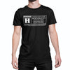 Black Rated H for Hops Beer T-Shirt